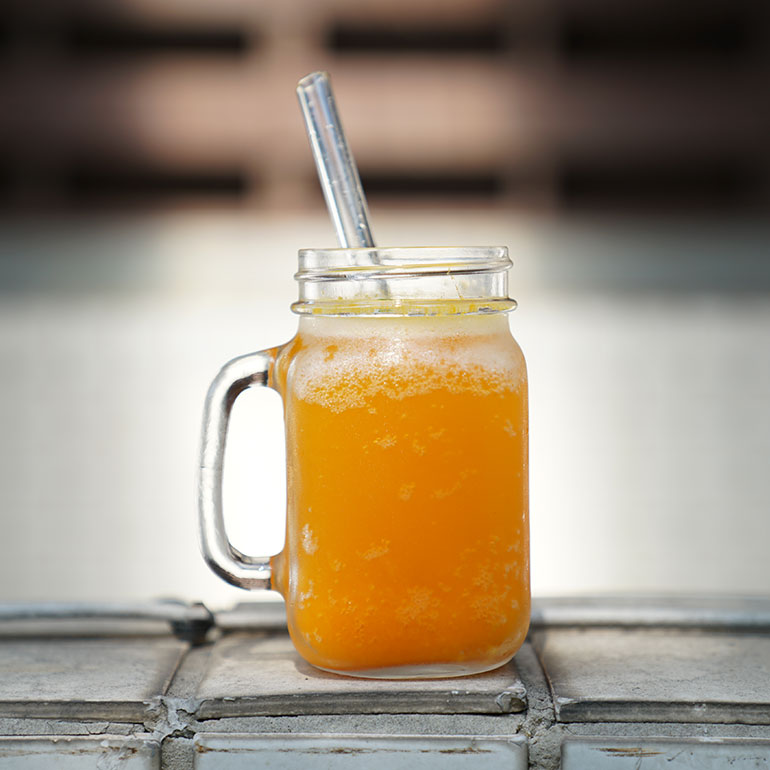 蜂蜜南瓜氣泡飲